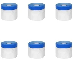Maskavimo filmas su lipnia juosta 6 pcs Skaidrūs ir mėlyni