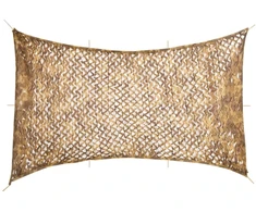 Maskuojantis tinklas su daiktadėže, 600x414 cm, smėlio spalvos