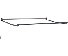 Mechaninis traukiamas markizės rėmas Antracitas 3 x 2 m