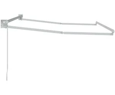 Mechaninis traukiamas markizės rėmas Baltas 2,5 x 2 m Aliuminis