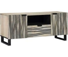 TV vienetai su stalčių Balta 105 x 33 x 46 cm Apdirbta mediena