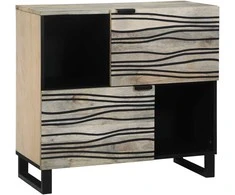 Bufetas Balta 80 x 33 x 75 cm mango medienos masyvas