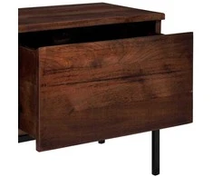 Televizoriaus spintelė su stalčių honey ruda 110 x 30 x 36 cm