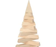 Medinė Kalėdų eglutė dekoracijai, 150 cm, pušies masyvas