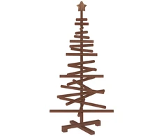Medinė Kalėdų eglutė KOTKA 120 cm Pušies medienos masyvas