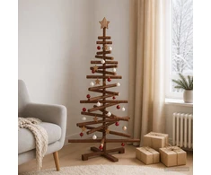 Medinė Kalėdų eglutė KOTKA 120 cm Pušies medienos masyvas