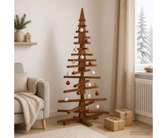 Medinė Kalėdų eglutė KOTKA 150 cm Pušies medienos masyvas
