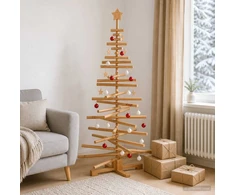 Medinė Kalėdų eglutė KOTKA 150 cm Pušies medienos masyvas