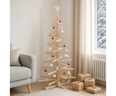 Medinė Kalėdų eglutė KOTKA 150 cm Pušies medienos masyvas