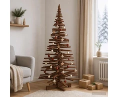 Medinė Kalėdų eglutė KOTKA 180 cm Pušies medienos masyvas
