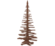 Medinė Kalėdų eglutė KOTKA 210 cm Pušies medienos masyvas