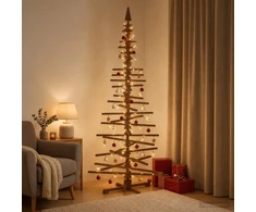 Medinė Kalėdų eglutė KOTKA 240 cm Pušies medienos masyvas
