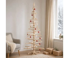 Medinė Kalėdų eglutė KOTKA 240 cm Pušies medienos masyvas