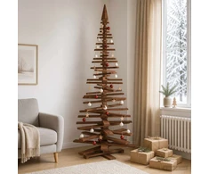 Medinė Kalėdų eglutė KOTKA 240 cm Pušies medienos masyvas