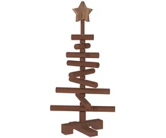 Medinė Kalėdų eglutė KOTKA 60 cm Pušies medienos masyvas