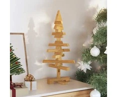 Medinė Kalėdų eglutė s stovu Ruda 60 cm Pušies masyvas