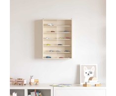 Sieninis vitrina su lentyna Smėlio 40 x 8,5 x 54 cm fanera