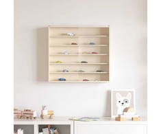 Sieninis vitrina su lentyna Smėlio 60 x 8,5 x 54 cm fanera