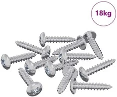 Mediniai varžtai 10976 pcs Sidabro Plienas