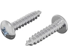 Mediniai varžtai 2 pcs Sidabro M4 x 20 mm Plienas