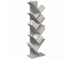 Medinis bibliotekos stovas 6-lygių 30 x 18 x 100 cm