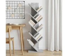 Medinis bibliotekos stovas 6-lygių 30 x 18 x 100 cm