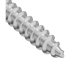 Medinis varžtas 2 pcs Sidabro 9,8 x 53 mm Plienas