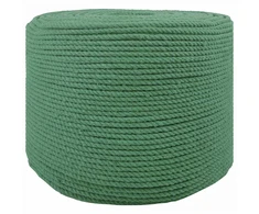 Medvilniniai siūlai 4 mm 50 m Žalia 100% Medvilnė