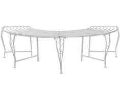 Medžio suolelis 4-Vietų skaičius 160 x 80 x 44 cm Plienas