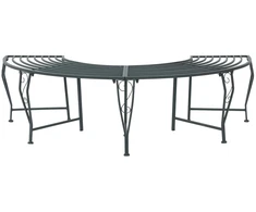Medžio suolelis 4-Vietų skaičius 160 x 80 x 44 cm Plienas