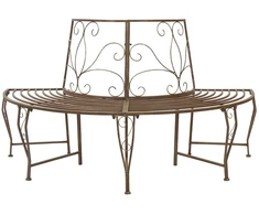 Medžio suolelis 4-Vietų skaičius 160 x 80 x 89 cm Plienas