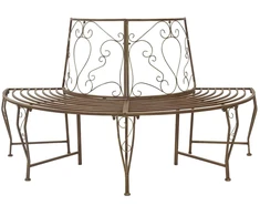 Medžio suolelis 4-Vietų skaičius 160 x 80 x 89 cm Plienas