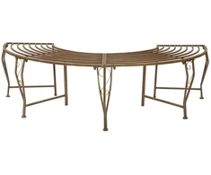 Medžio suolelis 4-Vietų skaičius 160 x 80 x 44 cm Plienas