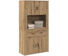 Highboardas artisano ąžuolo 80 x 33 x 150 cm Apdirbta mediena