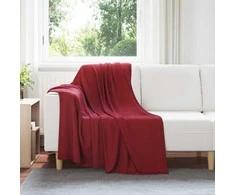 Mesti antklodės 24 pcs Bordo raudona 170 x 130 cm Flysas