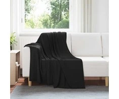 Mesti antklodės 24 pcs Juoda 170 x 130 cm Flysas