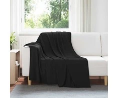 Mesti antklodės 24 pcs Juoda 200 x 150 cm Flysas