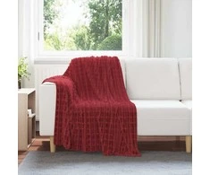 Mesti antklodės 6 pcs Bordo raudona 150 x 130 cm Flysas