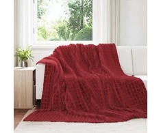 Mesti antklodės 6 pcs Bordo raudona 240 x 220 cm Flysas