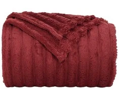 Mesti antklodės 6 pcs Bordo raudona 240 x 220 cm Flysas