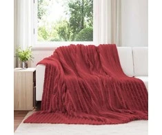 Mesti antklodės 6 pcs Bordo raudona 240 x 220 cm Flysas