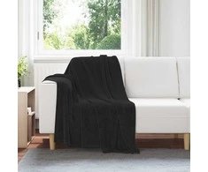 Mesti antklodės 6 pcs Juoda 130 x 150 cm Flysas