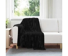 Mesti antklodės 6 pcs Juoda 150 x 130 cm Flysas