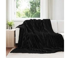Mesti antklodės 6 pcs Juoda 240 x 220 cm Flysas