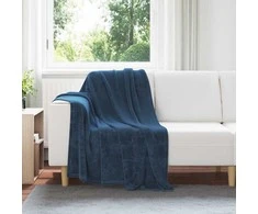 Mesti antklodės 6 pcs Jūrinė mėlyna 130 x 150 cm Flysas