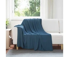Mesti antklodės 6 pcs Jūrinė mėlyna 200 x 150 cm Flysas