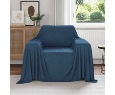 Mesti antklodės 6 pcs Jūrinė mėlyna 210 x 140 cm Flysas