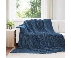 Mesti antklodės 6 pcs Jūrinė mėlyna 240 x 220 cm Flysas