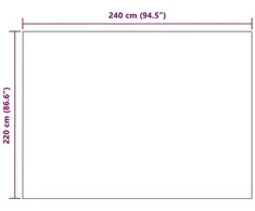 Mesti antklodės 6 vnt. Jūrinė mėlyna 240 x 220 cm 8.76 kg