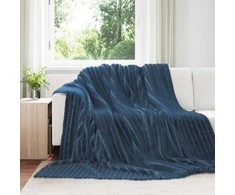 Mesti antklodės 6 pcs Jūrinė mėlyna 240 x 220 cm Flysas